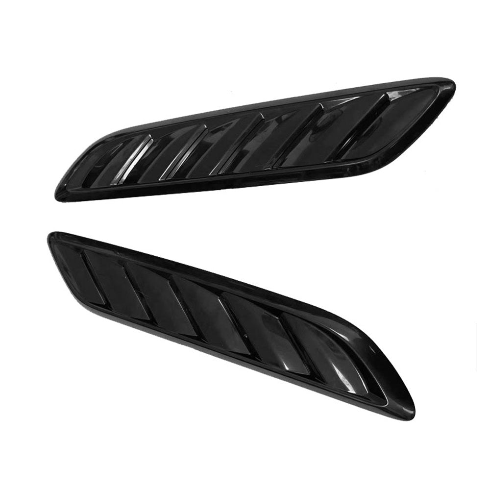 Gloss Black Bonnet Vents Suitable For Holden Commodore VF S SS  SSV  SV6 Redline-3