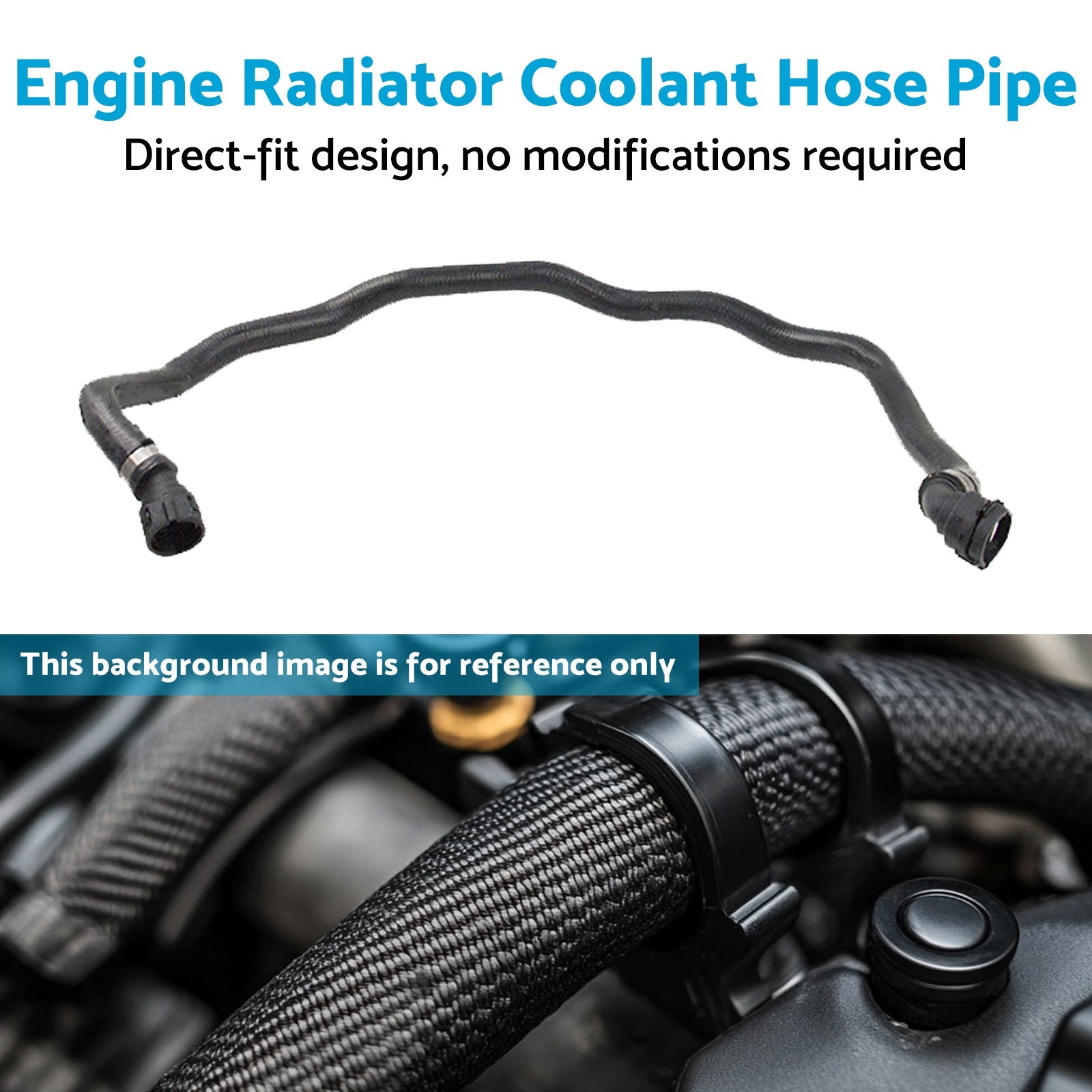 Engine Radiator Coolant Hose Pipe Suitable For BMW 135i 3.0 L6 08-13 64216983858-2