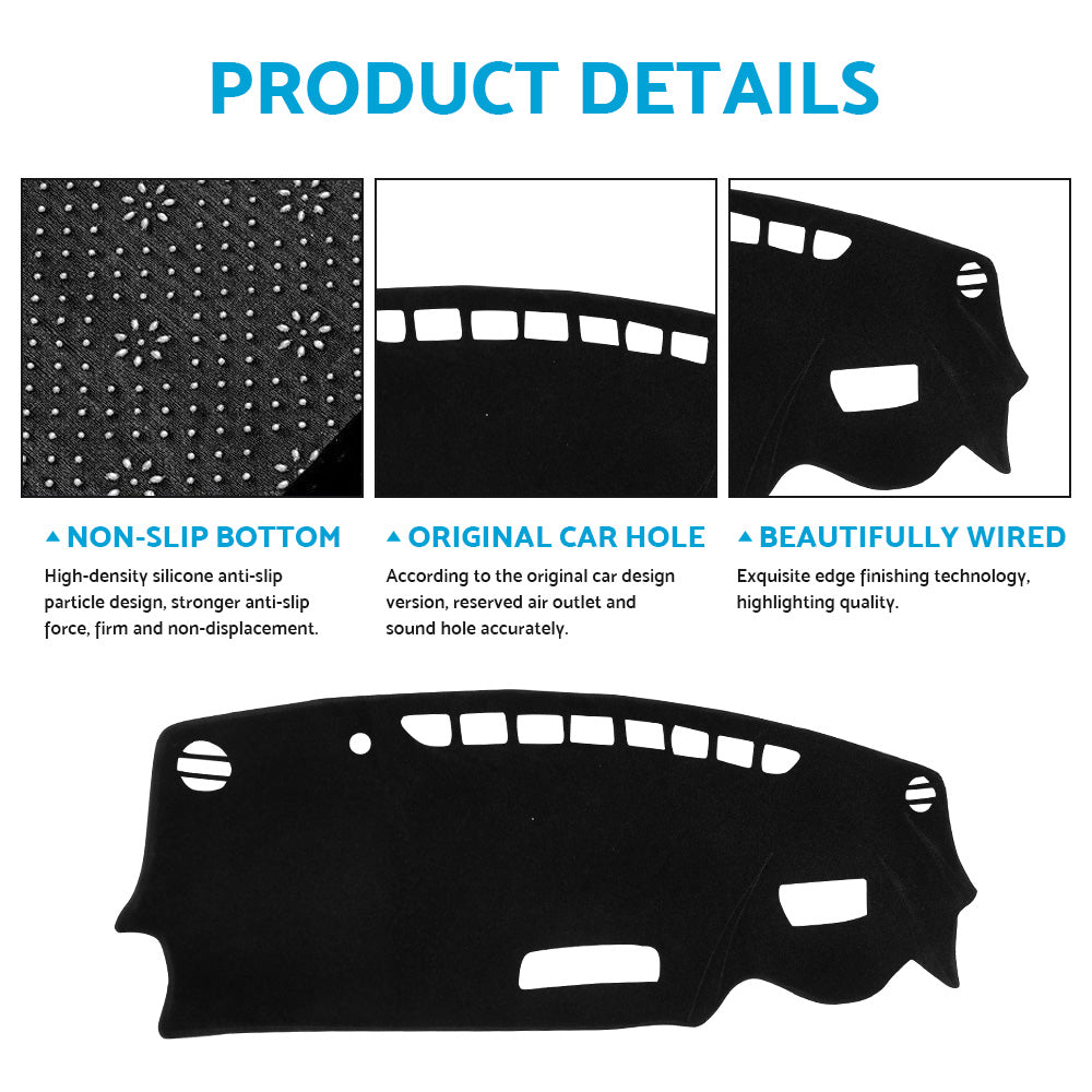 Non-Slip Dash Mat Suitable For Mazda CX3 CX-3 2015-New With HUD Dashboard Cover-3