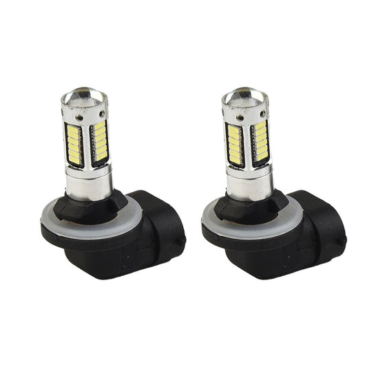 2x 881 H27 30W 6000K White LED Car SUV Fog Light Bulb DRL Lamp Extremely Bright-0