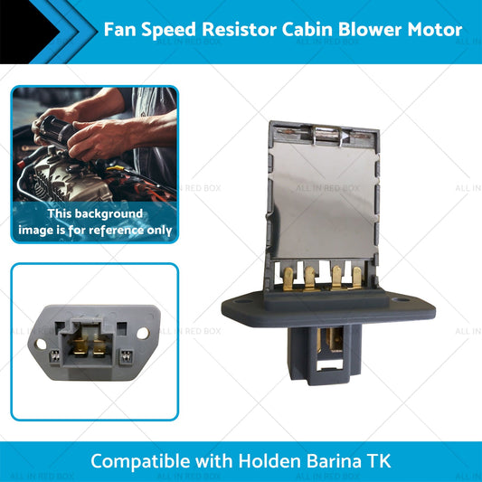 Fan Speed Resistor Cabin Blower Motor Suitable For Holden Barina TK 96435889-1