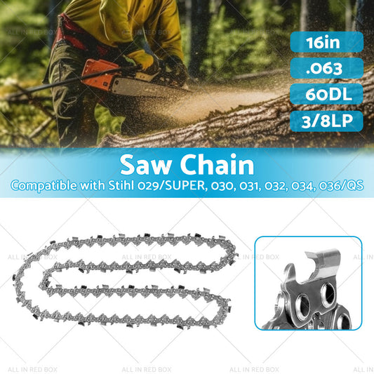 Tungsten Chainsaw Chain Semi Chisel 3 8. 063 60 DL Suitable for STIHL 16inch-1