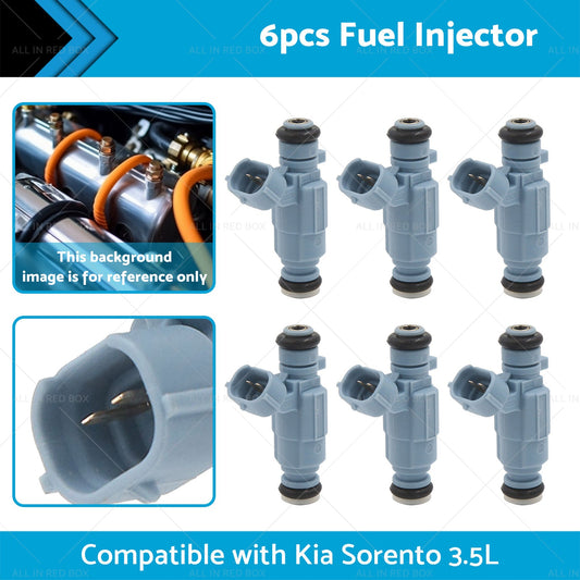 6pcs Fuel Injectors 35310-38010 Suitable for Kia Sorento 3. 5L 03-05 9260930003-1