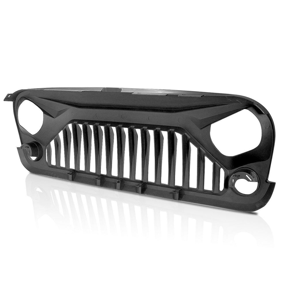 Black Front Gladiator Grille Vander Grill Suitable For Jeep Wrangler JK Unlimited 2007-2018-2