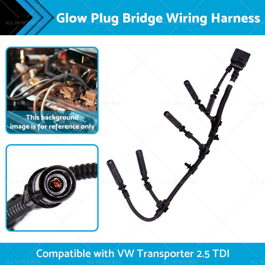 Glow Plug Bridge Wiring Harness 070971277B Suitable for VW Transporter 2. 5 03-10-1
