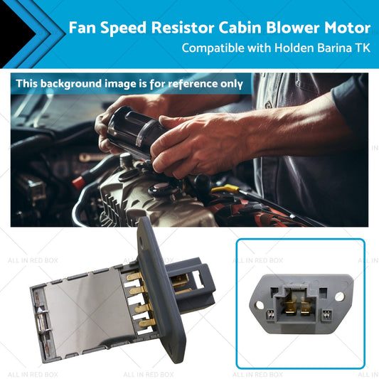 Fan Speed Resistor Cabin Blower Motor Suitable For Holden Barina TK 96435889-0