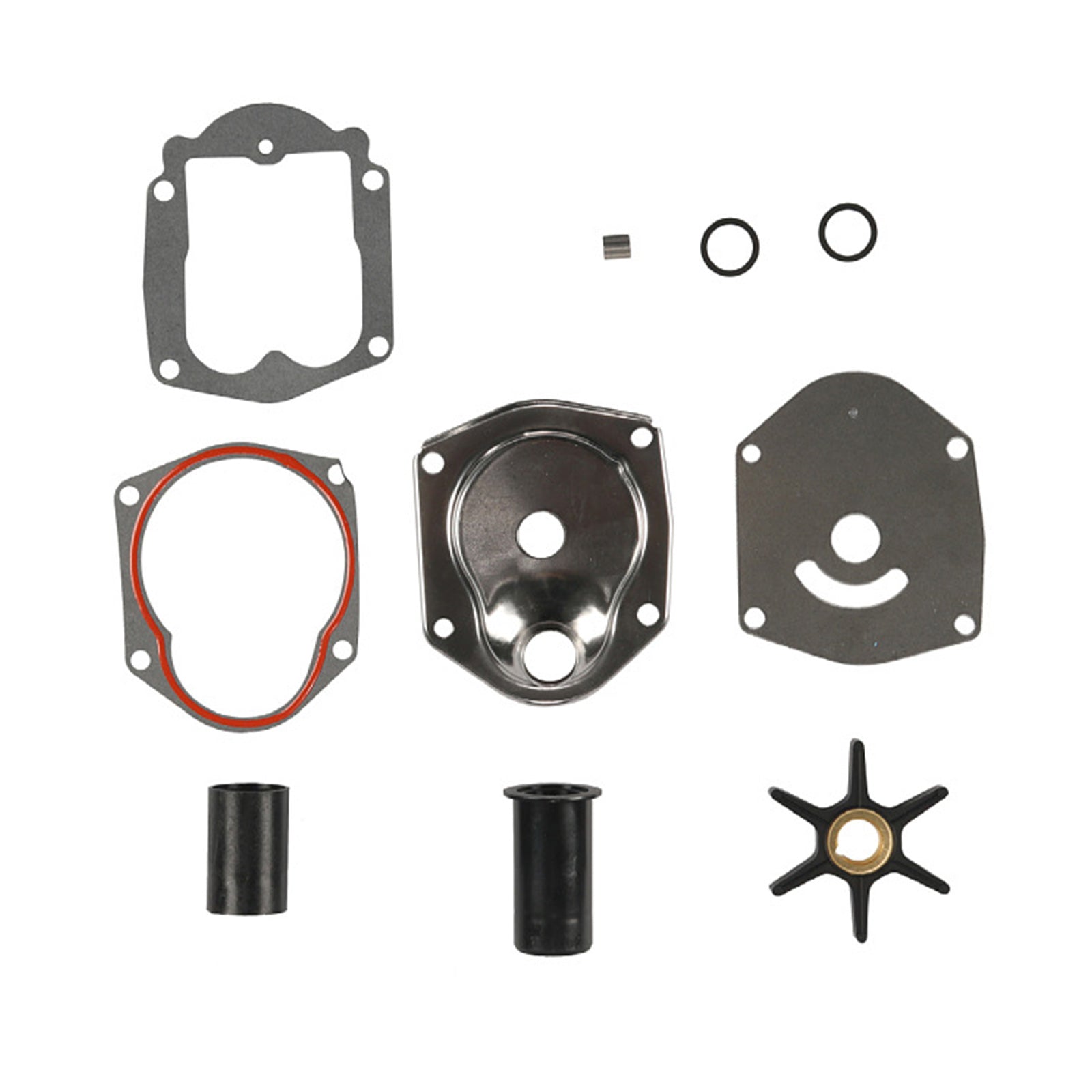 Water Pump Impeller Repair Kit Suitable for Mariner/Force 25 30 40 50 1998鈥慤p-5