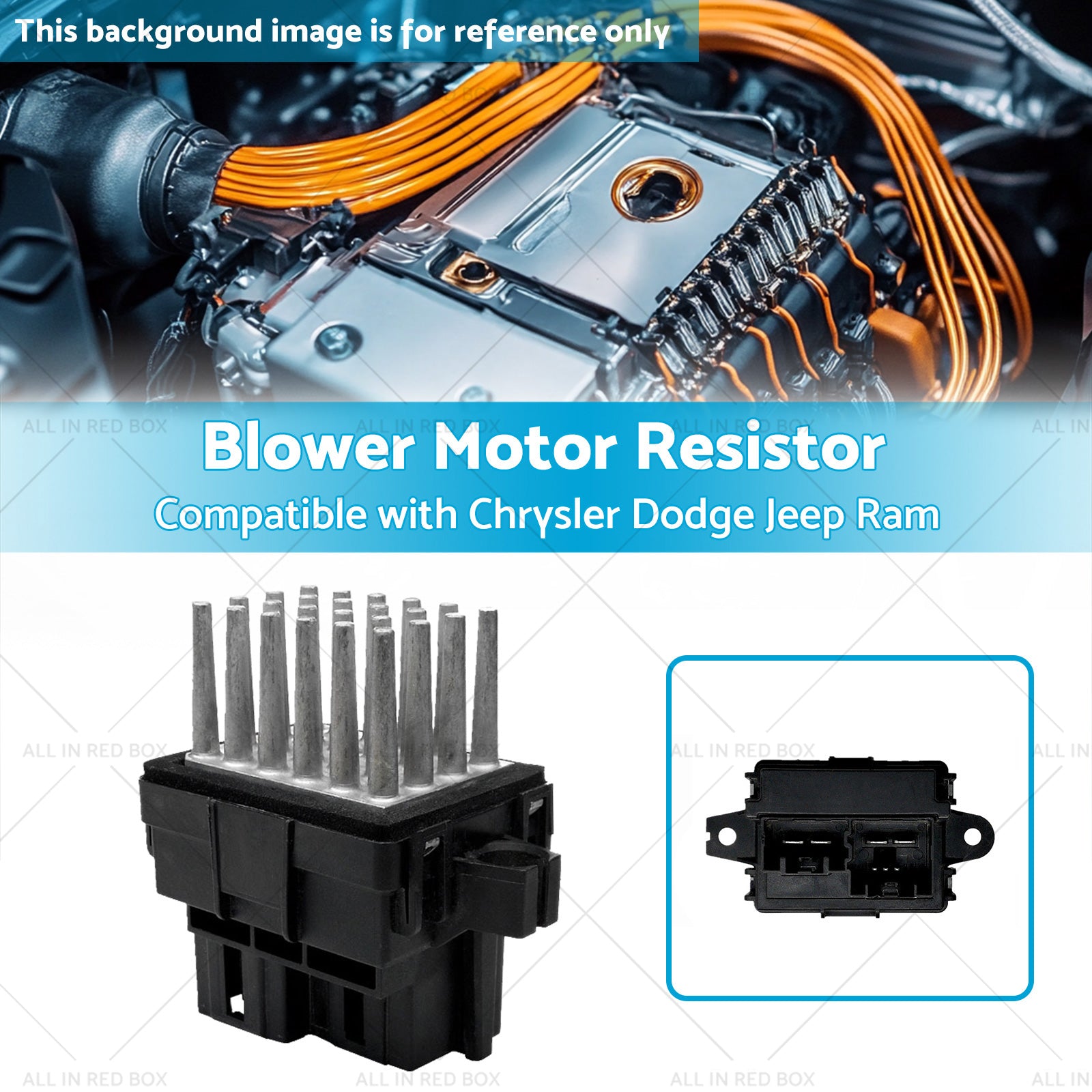 Blower Motor Resistor Suitable for Chrysler Dodge Jeep Ram 68029736AA 68379071AA-2