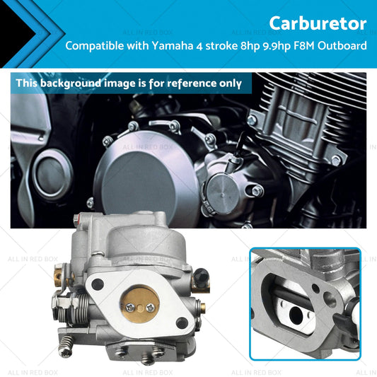 Carburetor Carb Suitable for Yamaha 4 stroke 8hp 9. 9hp Outboard 68T-14301-11-00-0