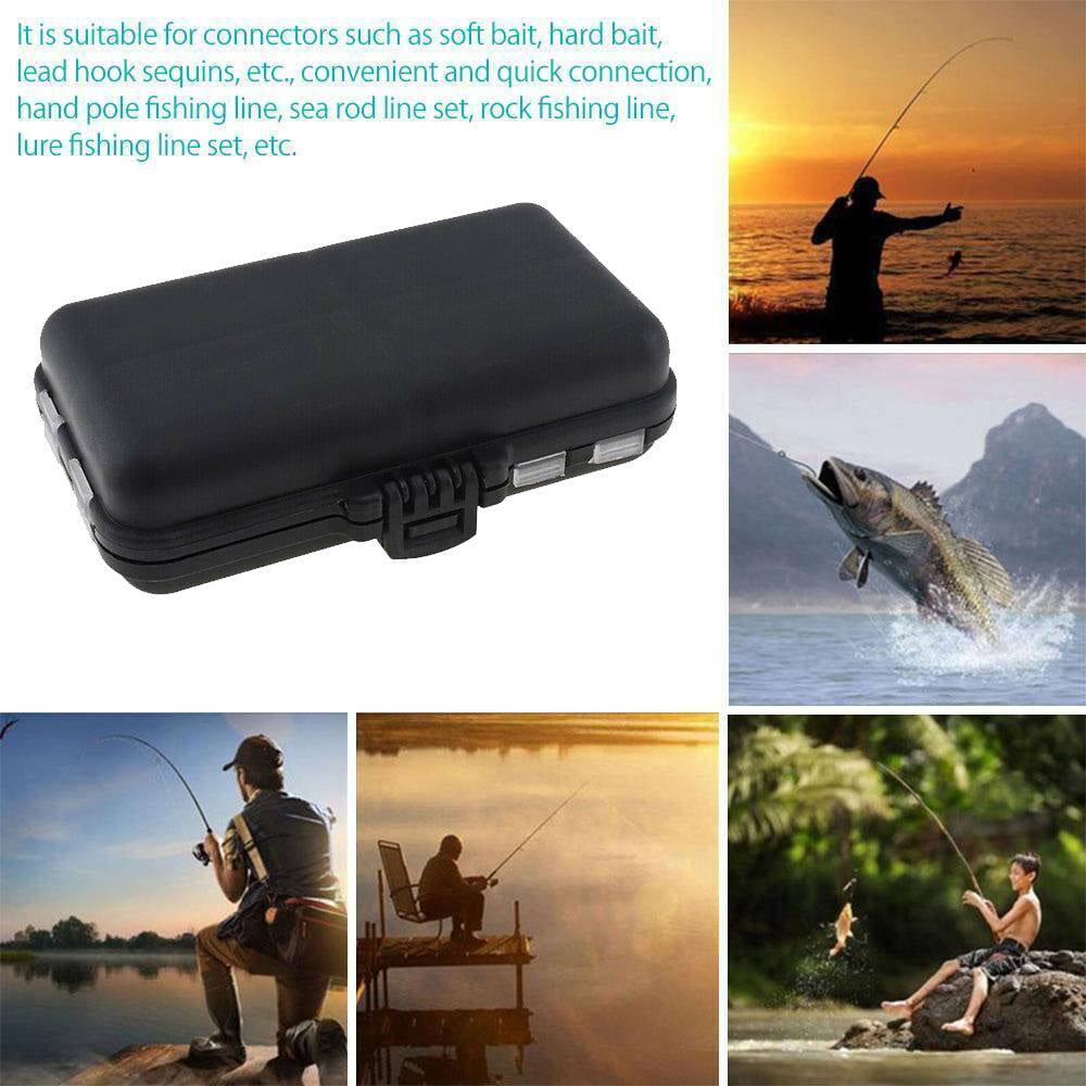 177Pcs Pro Fishing Accessories Kit w or  Tackle Box For Outdoor Swivels Hook Beads-3