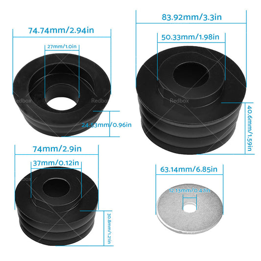 20PCS Polyurethane Body Mounts KF04050BK Suitable for Ford F250 F350 2 or 4WD 99-18-1