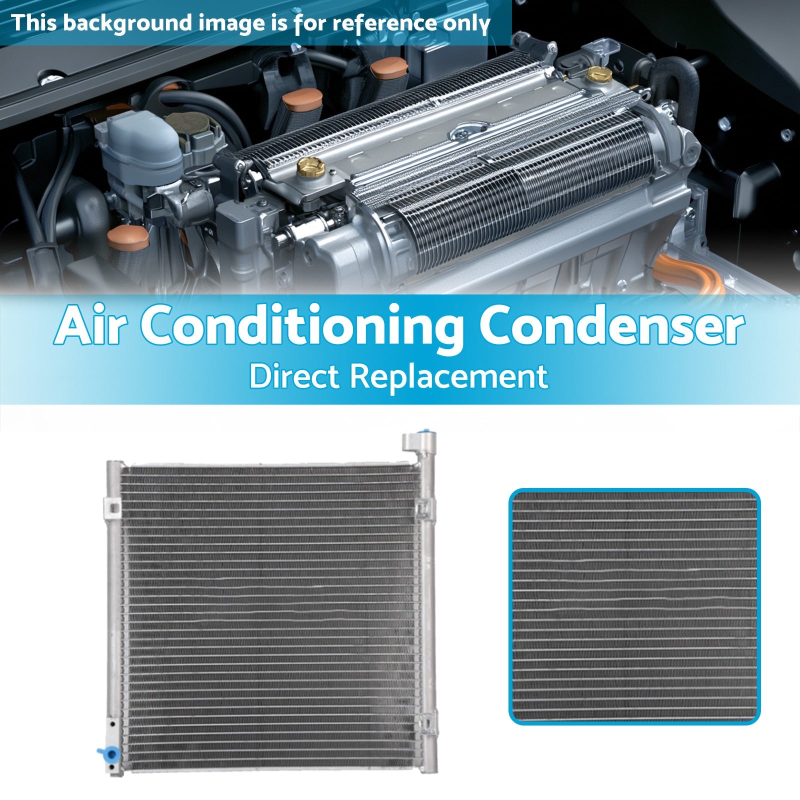 Air Conditioning Condenser Suitable for Honda Civic 1996-2000 80110-S01-A01-2