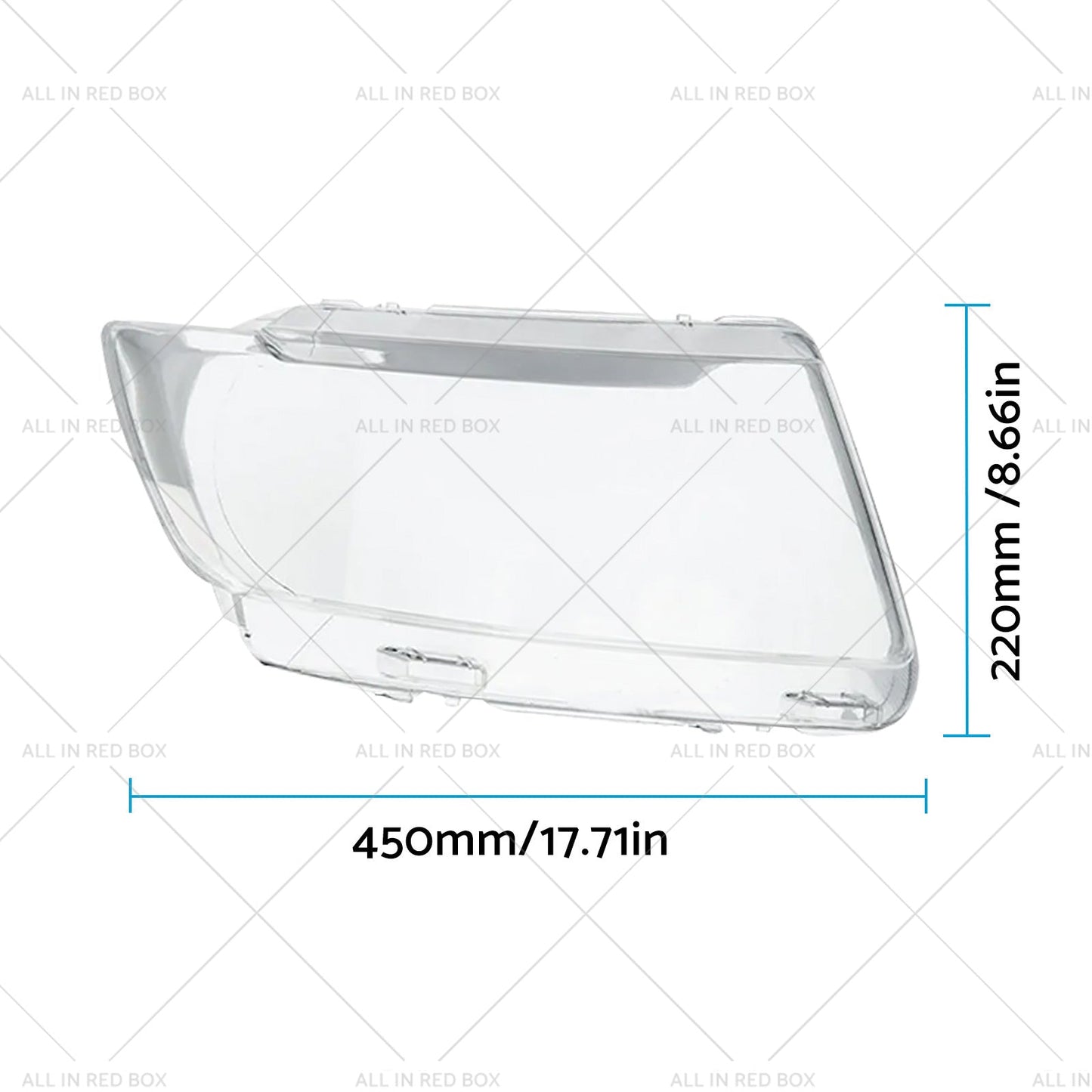 Pair LR Headlight Lens Cover Replacement Suitable for Jeep Grand Cherokee 11-13-3