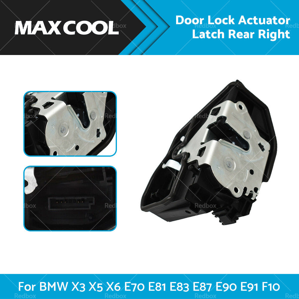 Rear Right Door Lock Actuator Latch For BMW X3 X5 X6 E70 E81 E83 E87 E90 E91 F10-0