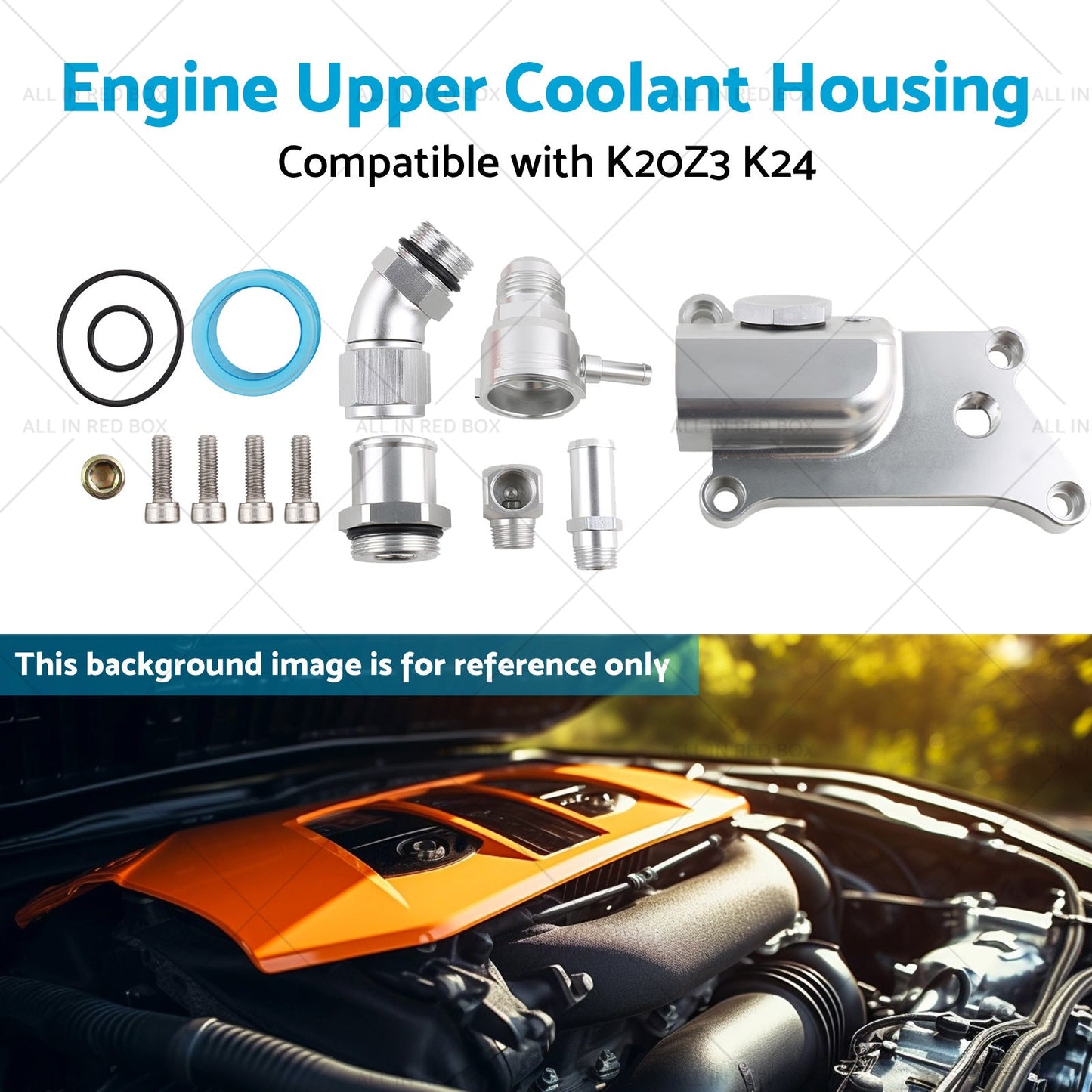 Straight Elbow Filler Neck Hose  Upper Coolant Housing Kit Suitablefor K20Z3 K24-4