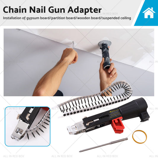 Automatic Screw Chain Nail Gun Adaptor Suitable For Drill Plaster Board Drywall-0