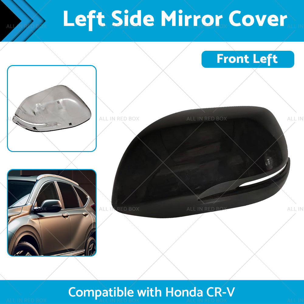 LH Mirror Cover Housing Cap Suitable for Honda CR-V 12- NH731P Crystal Black-1
