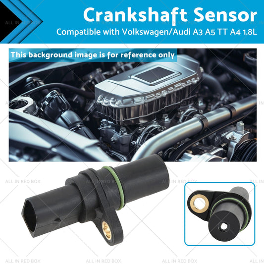 1x Crankshaft Sensor Suitable for 1. 8L 2. 0L Volkswagen Audi A3 A5 TT A4-0