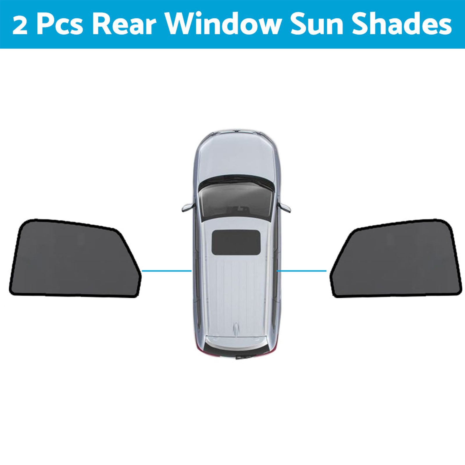 Magnetic Mesh Sun Blind Shades Suitable for Audi Q5 FY 2017-2025 On Front Rear-2