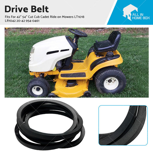 Drive Belt For 42 inch  54 inch  Cut Cub Cadet Ride on Mowers LT1018 LR1042 20-42 954-0461-0