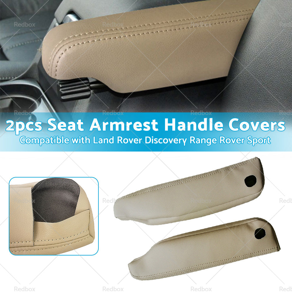 2PCS LEATHER Seat Armrest Handle Cover Suitable For 2005-2013 Range Rover SPORT-2