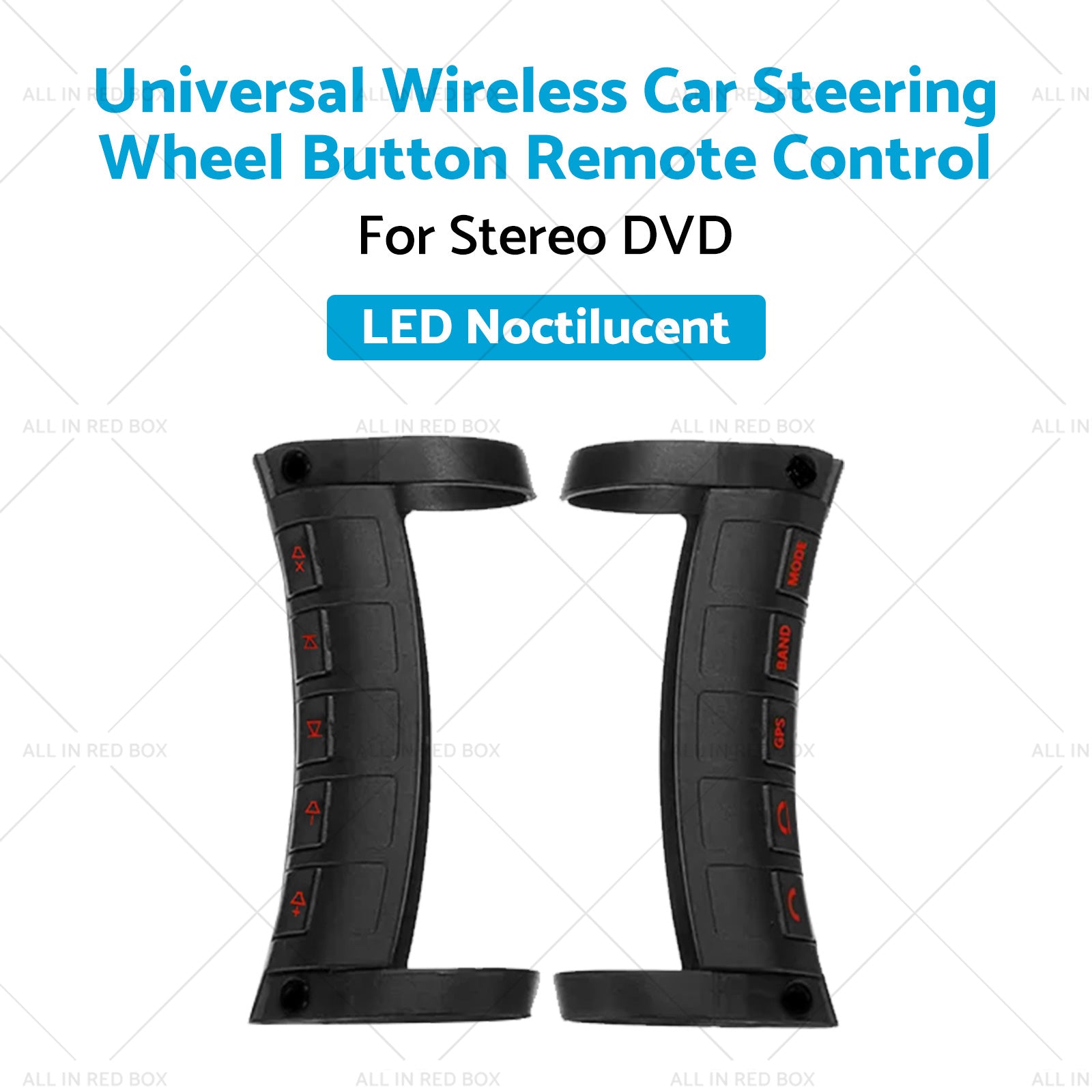 LED Wireless Blue-tooth Auto Car Steering Wheel Button Controller For Stereo-1