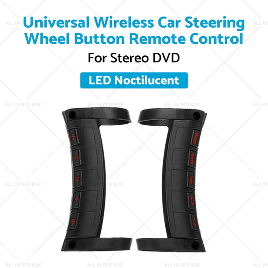 LED Wireless Blue-tooth Auto Car Steering Wheel Button Controller For Stereo-1