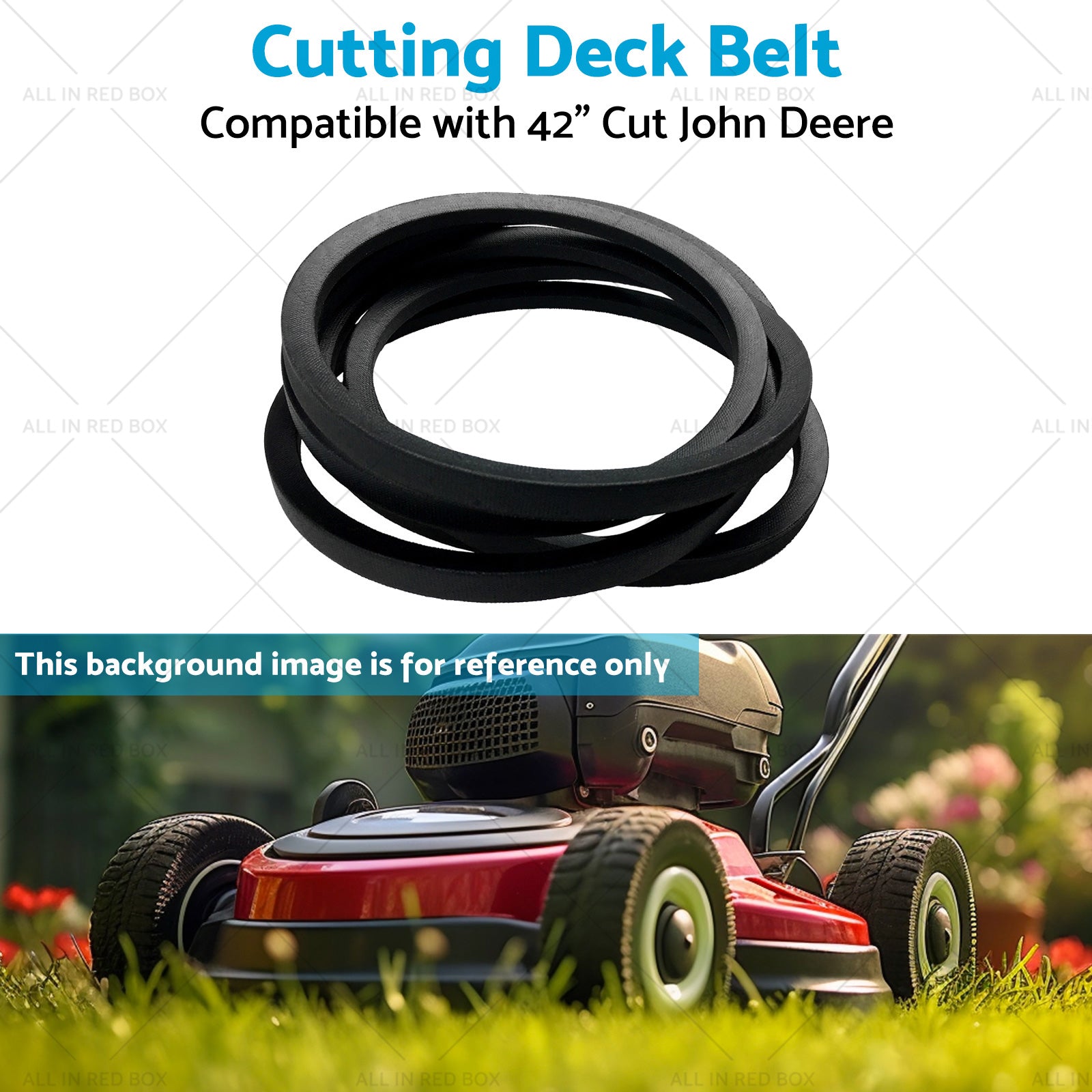 Cutting Deck Belt Suitable for 42inch Cut John Deere M174994 X330 X350 X354 X370-3