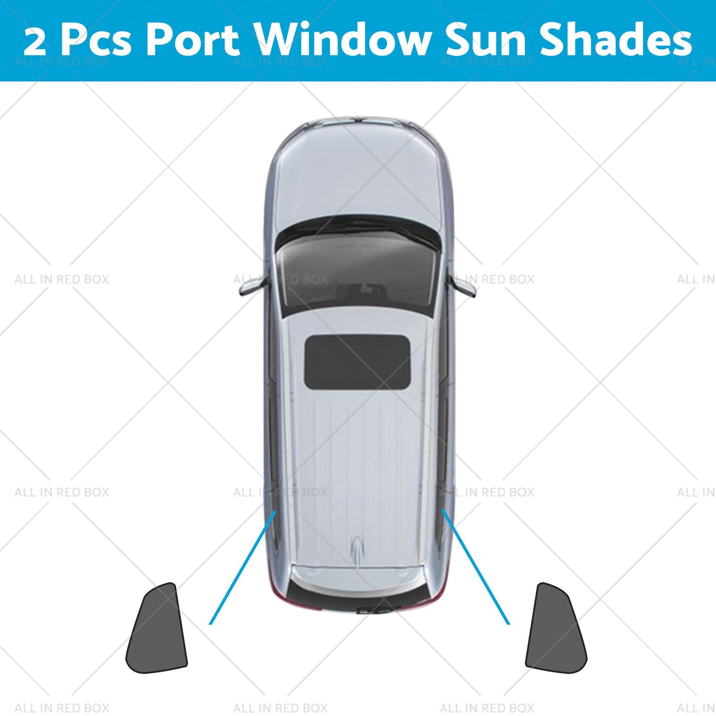 Front Rear Port Window Magnetic Mesh Sun Shade Suitable for Toyota Corolla Cross-7