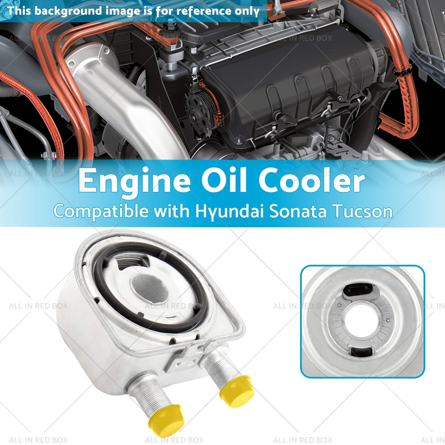Engine Oil Cooler Suitable for Hyundai Sonata Tucson 2011-2014 26410-2G000-2