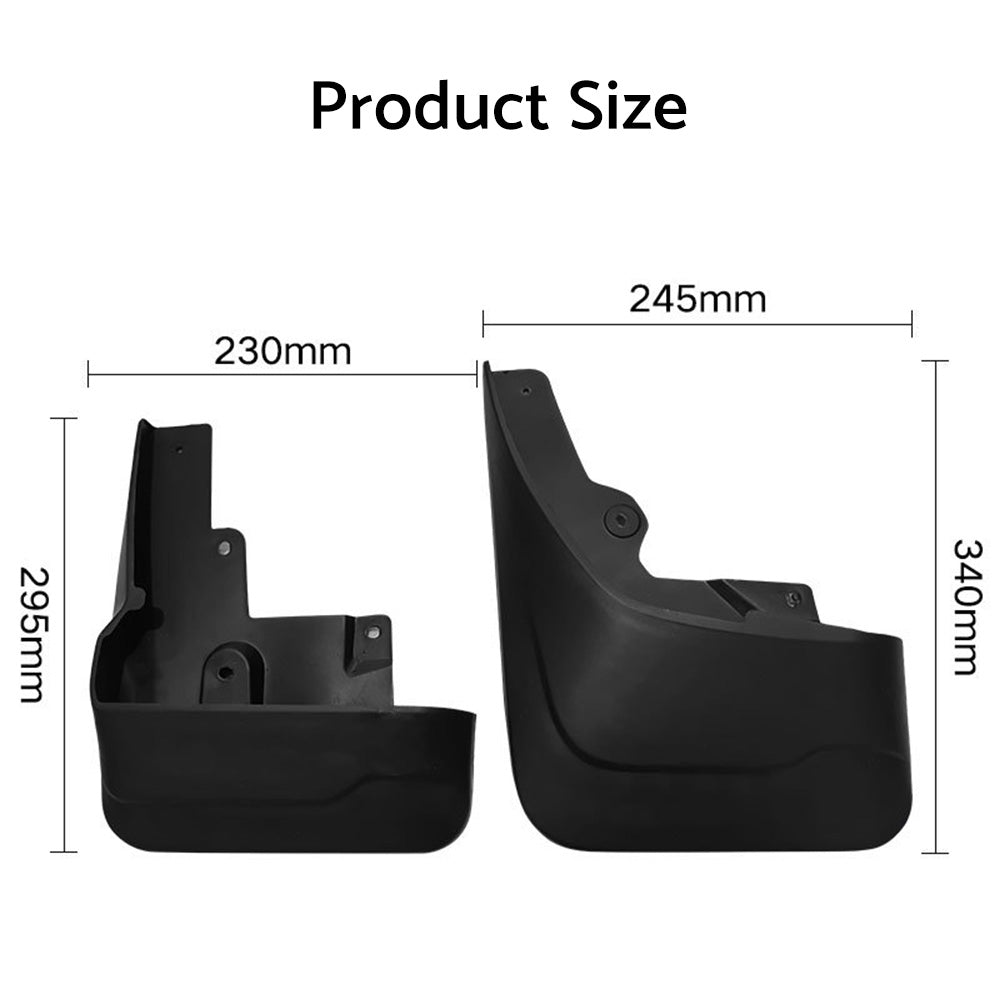 Car Mud Flaps Kit For Great Wall Cannon GWM Poer UTE NPW 2. 0L GW4D20 2020 - 2022-4