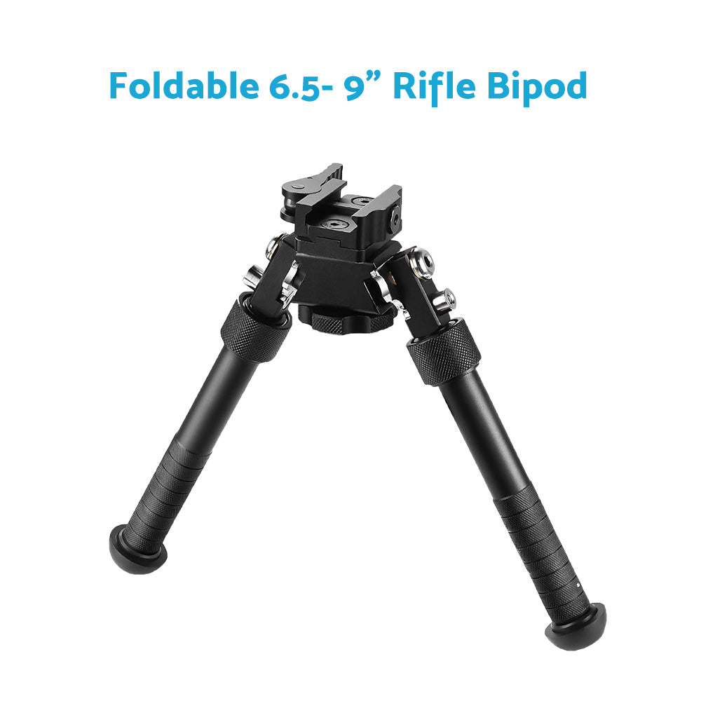 360 Angle Swivel QD Tactical 6. 5 to9  Rail Pistol Hunting Shooting Rifle Bipod Mount-3