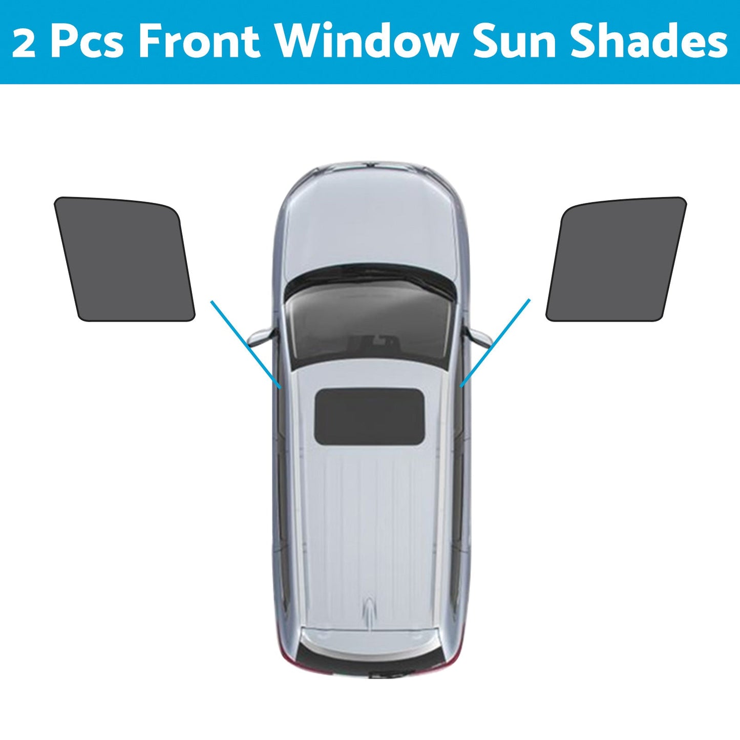 Front Rear Port Window Magnetic Mesh Sun Shade Suitable For Jeep Grand Cherokee-5