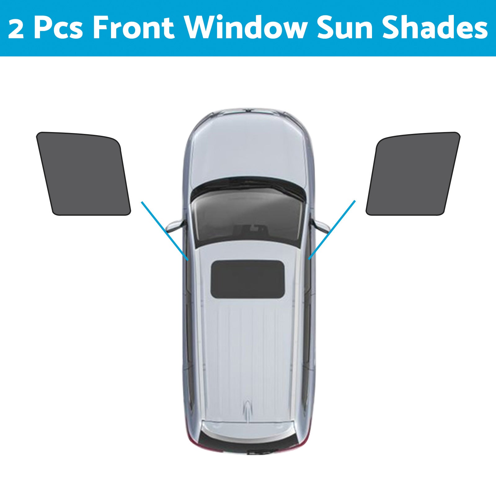 Front Rear Port Window Magnetic Mesh Sun Shade Suitable For Jeep Grand Cherokee-5