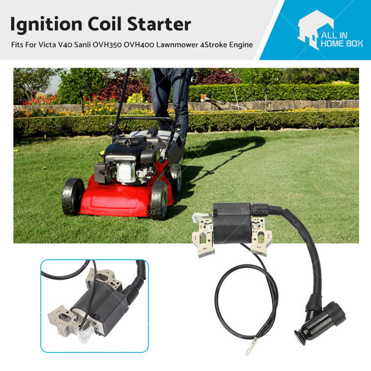 Ignition Coil Starter For Victa V40 Sanli OVH350 OVH400 Lawnmower 4Stroke Engine-0