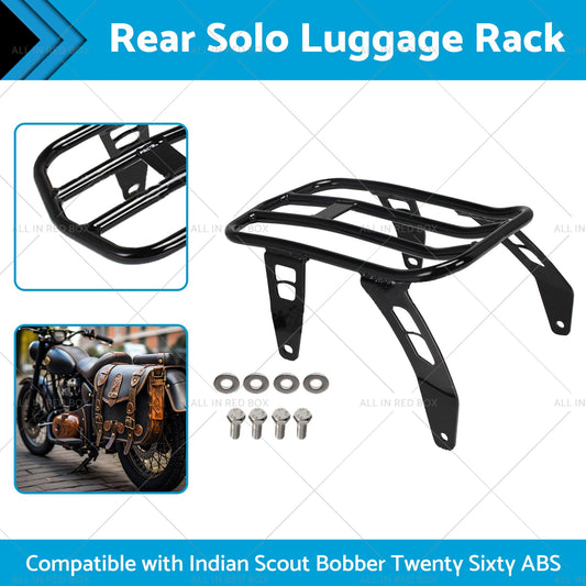 Motorcycle Rear Solo Luggage Rack Suitable For Indian Scout Bobber Twenty Sixty-1