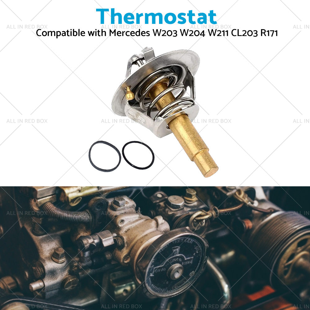 Thermostat with Seal Suitable for Mercedes W203 W204 W211 CL203 R171 2712030575-3