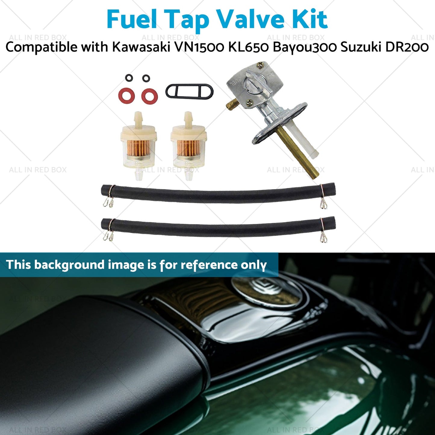5 16'' Fuel Valve Switch Petcock For Kawasaki VN1500 KL650 Bayou300 Suzuki DR200-4