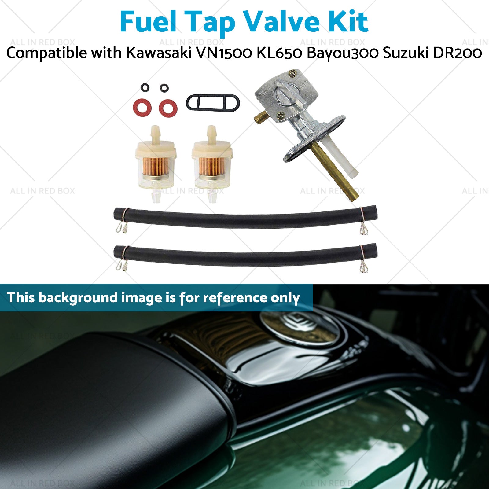 5 16'' Fuel Valve Switch Petcock For Kawasaki VN1500 KL650 Bayou300 Suzuki DR200-4