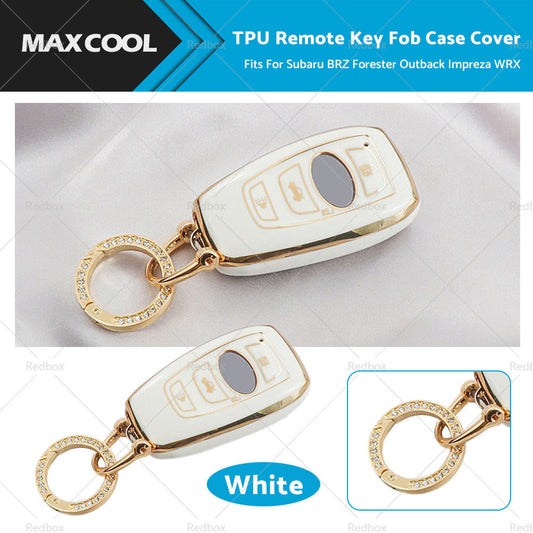 TPU Remote Key Fob Case Cover Fits For Subaru BRZ Forester Outback Impreza WRX-0