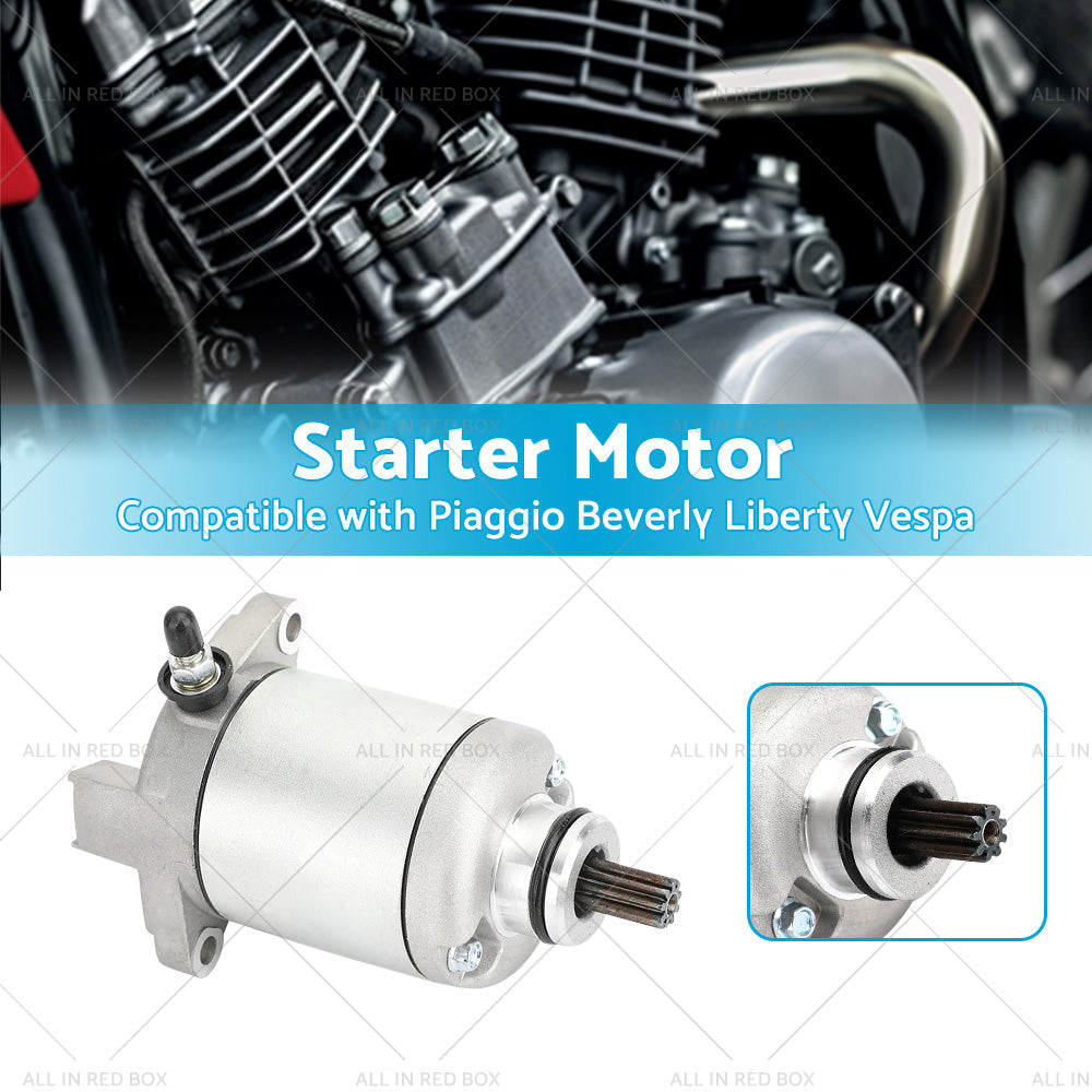 Starter Suitable For Piaggio Fly 125 Vespa LX 125 Liberty 150 X8 X9 200 X-Evo-1