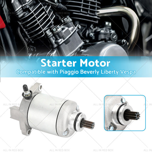 Starter Suitable For Piaggio Fly 125 Vespa LX 125 Liberty 150 X8 X9 200 X-Evo-1