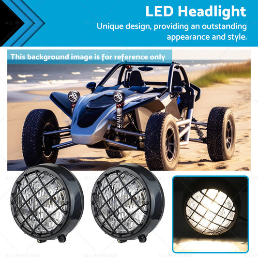 Suitable For Yamaha Banshee 87篓C06 Warrior 350 Dirt Bike ATV Motorcycle Headlight-0