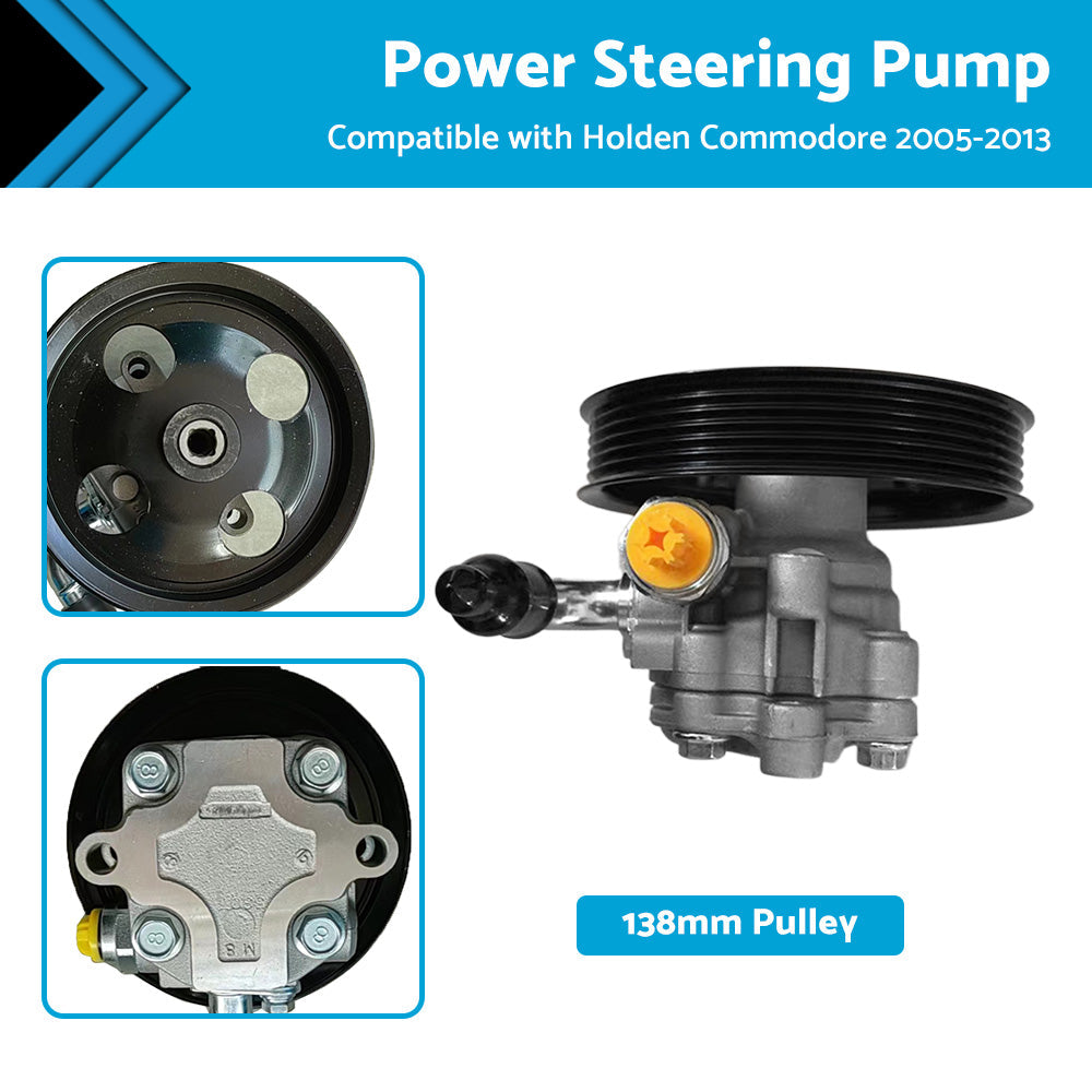 Power Steering Pump  and  Pulley For Holden Commodore 6. 0L V8 VE VZ L98  2005-2013-4