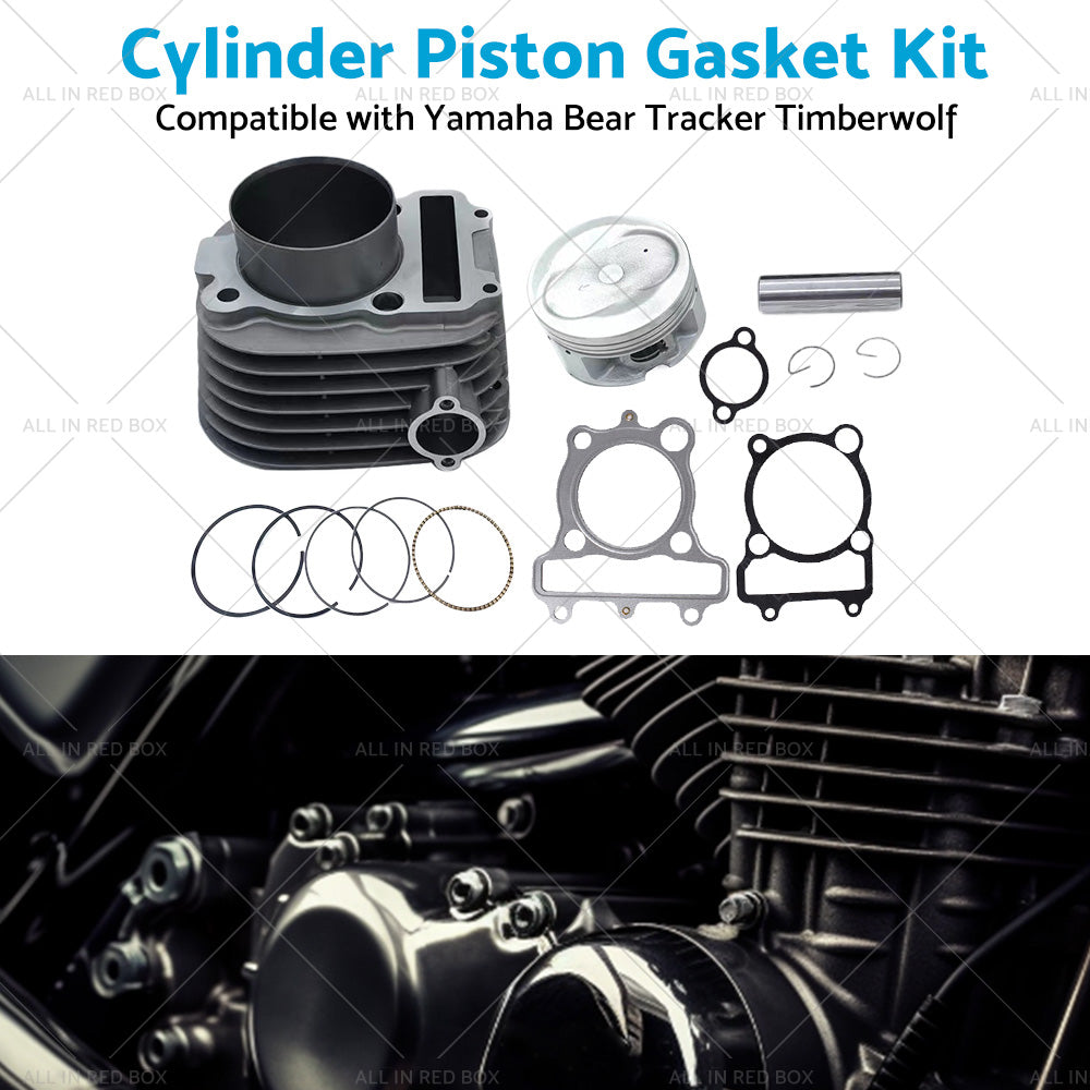 Cylinder Piston Gasket Kit Suitable For Yamaha Moto-4 Bear Timberwolf 250-3