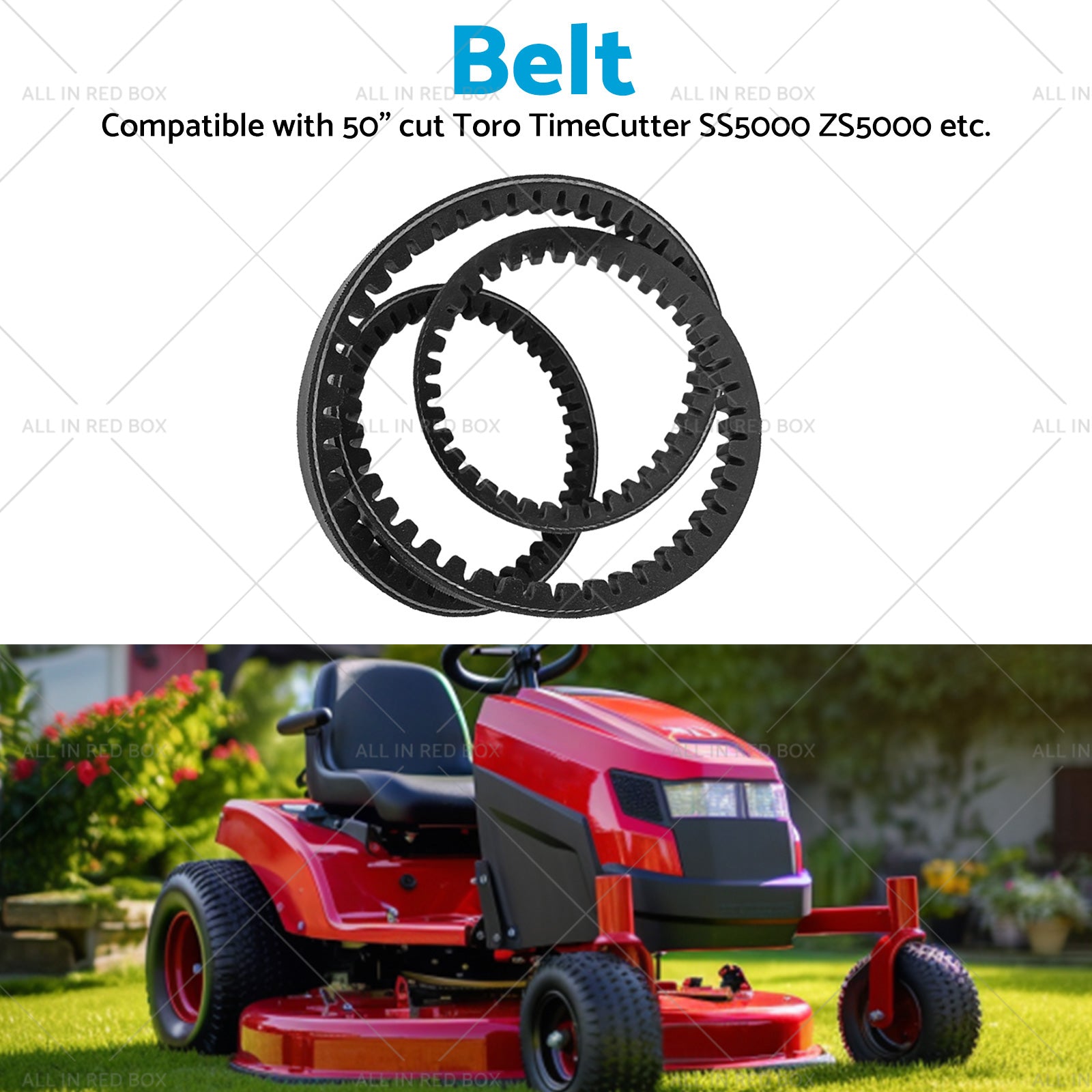 Suitable for Toro Pump Belt TimeCutter ZS5000, SS5000, SS5060 and MX5060 1193321-2