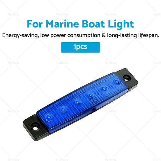 1x For 12V Marine Boat LED Deck Courtesy Lights Waterproof Stern Transom Light-1