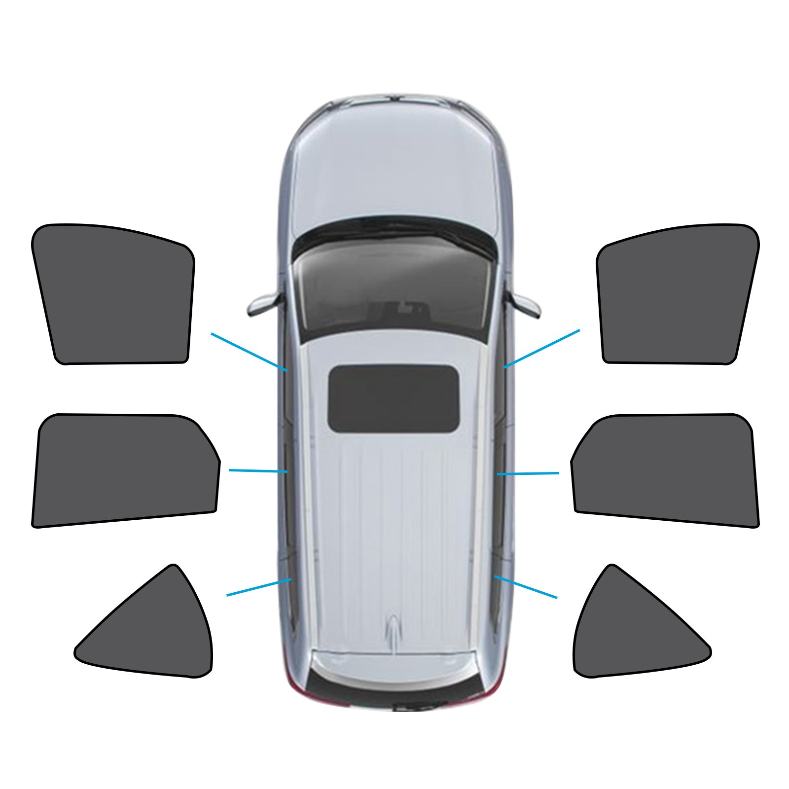 Car Window Shades Suitable for Mazda CX-60 2022-Present UVA & UVB Protection-0