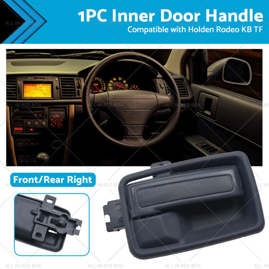 Black Right Hand Inner Door Handle w  Case Suitable For Holden Rodeo KB TF 81-03-0