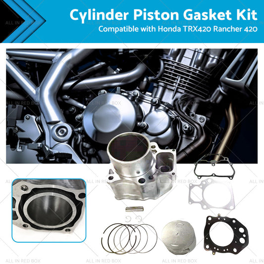 Cylinder Piston Ring Gasket Kit for Honda TRX420 F TRX420 Rancher 420 2007-2022-0